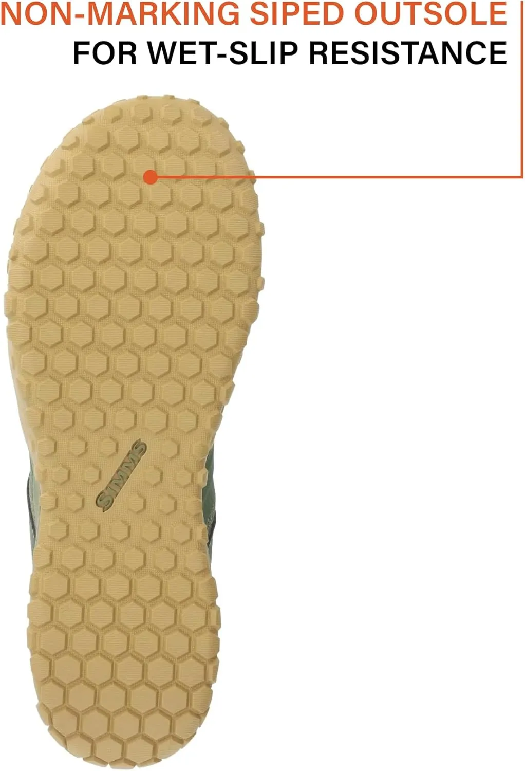 Simms Pursuit Shoe - Ultimate Wet-Wading, Non-Slip Water Shoes with Quick-Dry & Superior in-River Grip - Ideal for Deck, Paddle Board & Outdoor Adventures