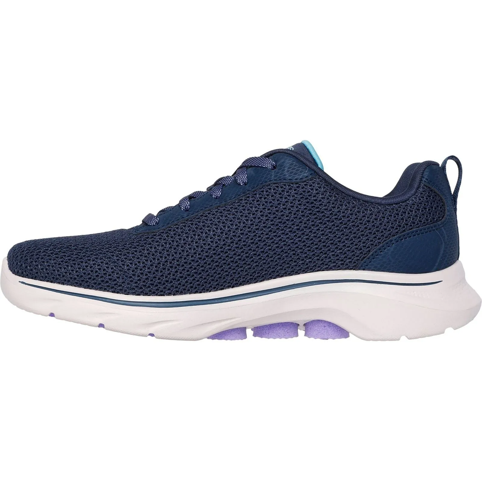 Skechers Go Walk 7 Kaylor Polyester Women's Navy/Purple Trainers