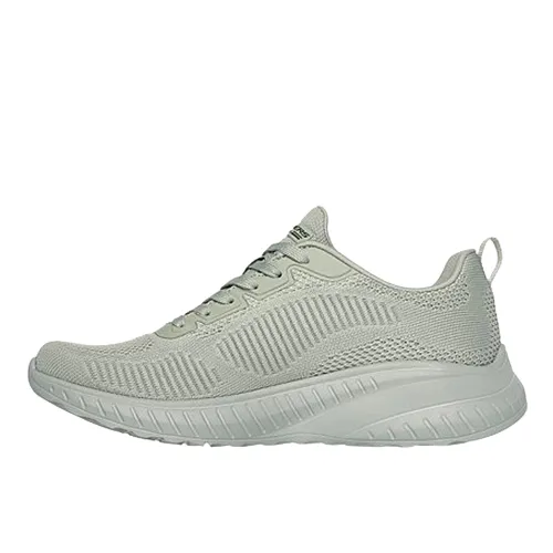 Skechers Ladies Bobs Squad Chaos Trainers-117209-Sage