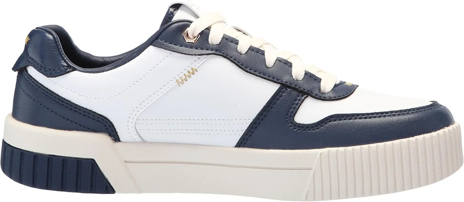 Skechers Women's Jade-Best in Class Leather Lace-up Sneakers with Memory Foam