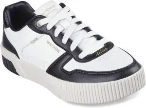 Skechers Women's Jade-Best in Class Leather Lace-up Sneakers with Memory Foam