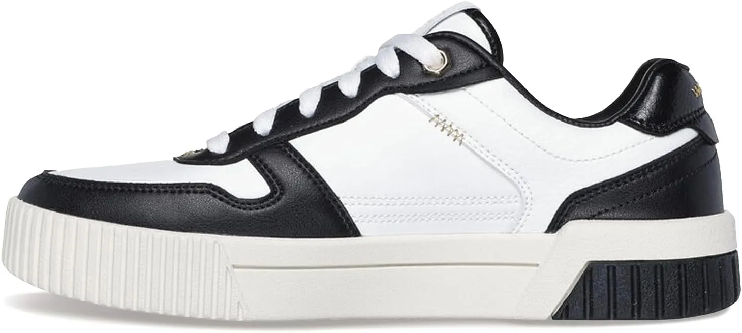 Skechers Women's Jade-Best in Class Leather Lace-up Sneakers with Memory Foam