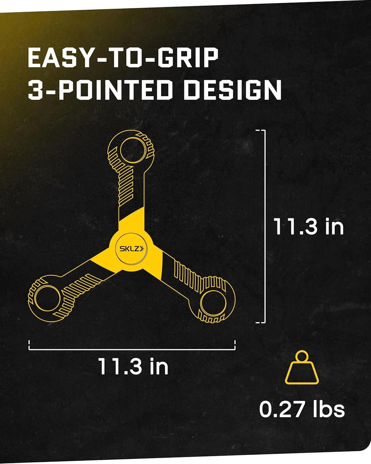 SKLZ Reactive Catch Trainer - Ergonomic PU Foam Baseball & Basketball Speed Training Sports Equipment - 4-Color, 3-Pointed Design Improves Focus, Hand-Eye Coordination - App & Online Training Videos