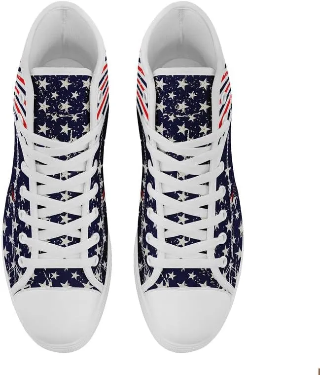 Skull High Top Sneaker for Men Women Fashion Rose Gothic Black Canvas Shoes Unisex Lace Up Casual Tennis Walking Flat Shoes