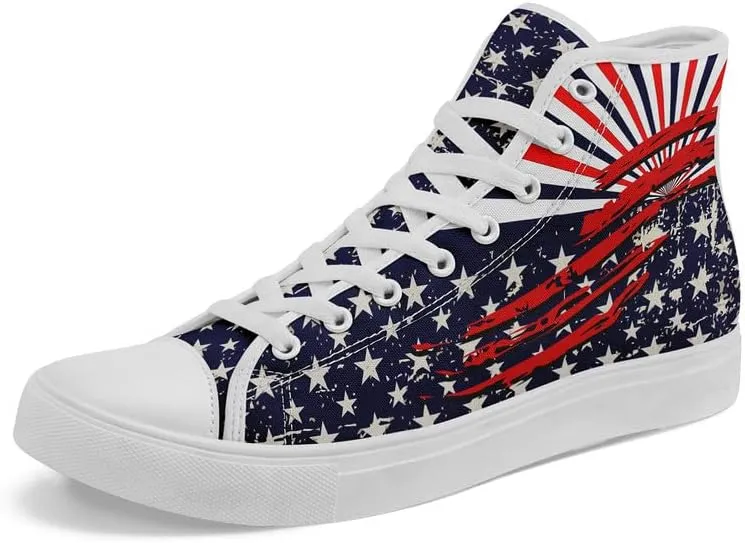 Skull High Top Sneaker for Men Women Fashion Rose Gothic Black Canvas Shoes Unisex Lace Up Casual Tennis Walking Flat Shoes