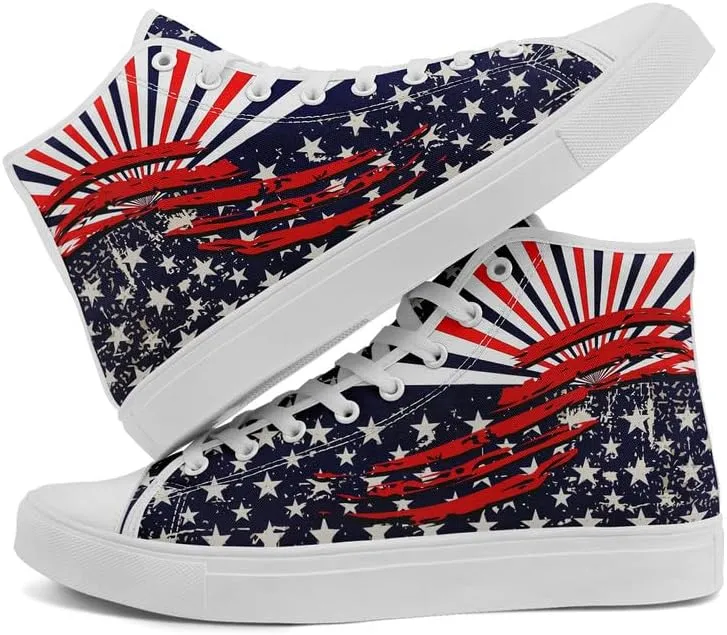 Skull High Top Sneaker for Men Women Fashion Rose Gothic Black Canvas Shoes Unisex Lace Up Casual Tennis Walking Flat Shoes