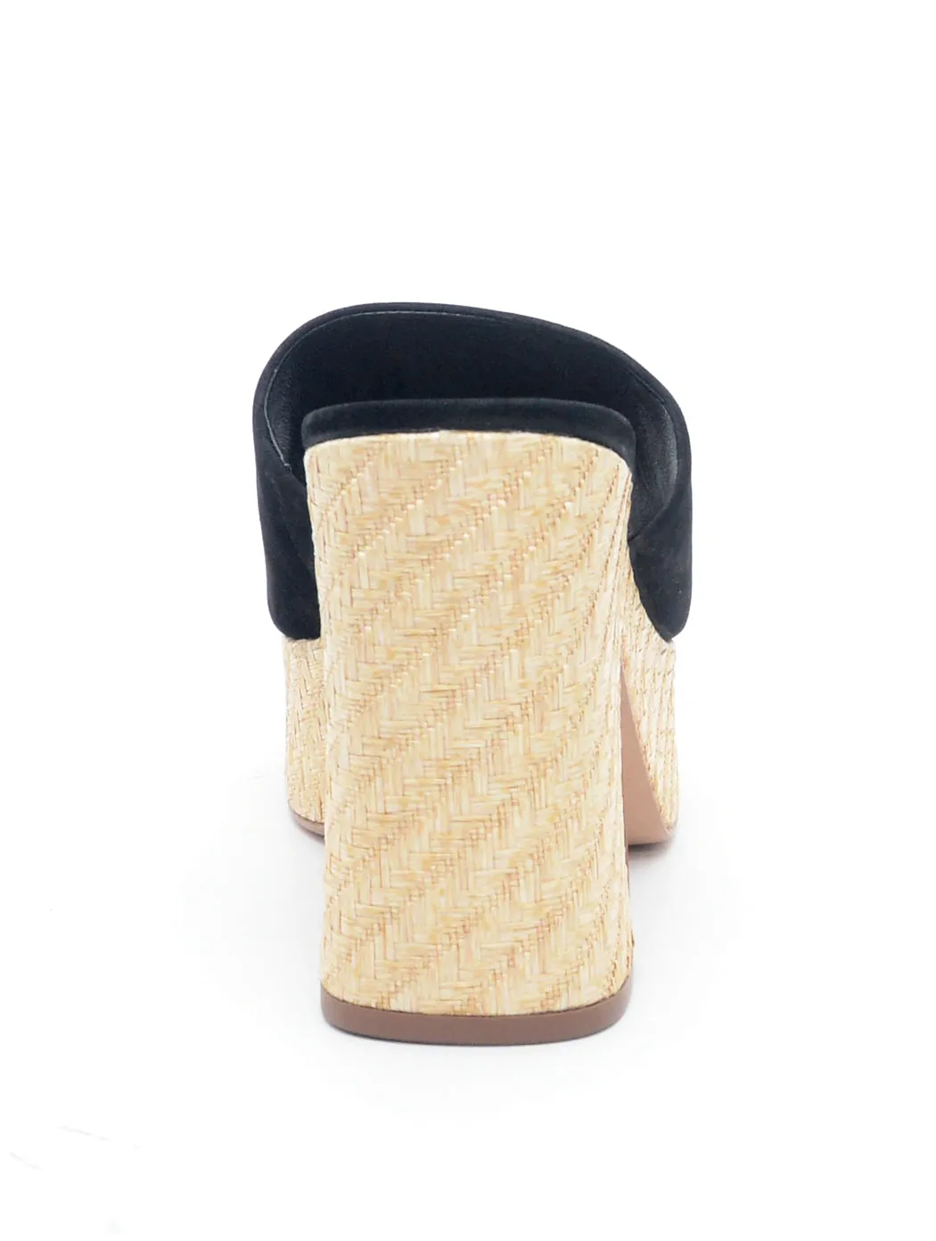 Slip-On Extensive collection Black Block Platform Mules Shipping guarantee Womens Sandals Schutz Open-Toe Tharley Heeled