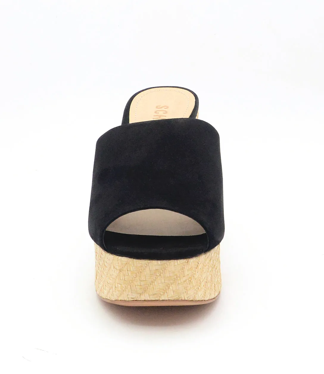 Slip-On Extensive collection Black Block Platform Mules Shipping guarantee Womens Sandals Schutz Open-Toe Tharley Heeled