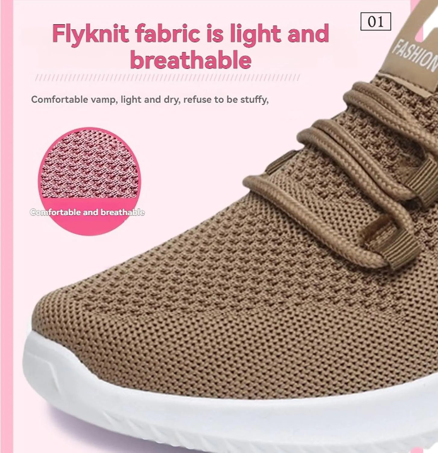 Slip On Sneakers Women Breathable Running Sport Workout Gym Shoes Tennis Lightweight Athletic Non Slip Sneakers Fashion Casual Orthopedic Walking Shoes