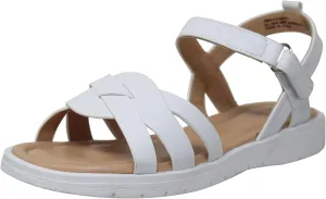 SOBEYO Girls Strappy Open Toe Flatform Slip On Cute Ankle Strap Summer Flat Sandals