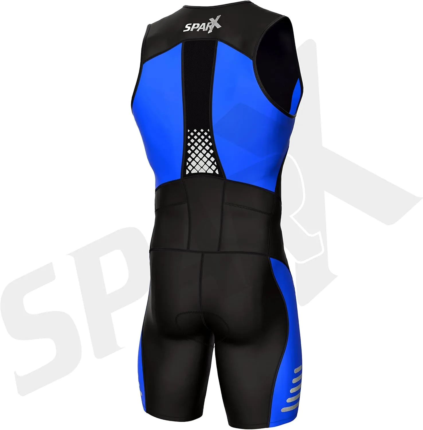 Sparx Men's Elite Triathlon Suit Trisuit SpeedSuit Skinsuit Swim-Bike-Run Triathlon Race Suit