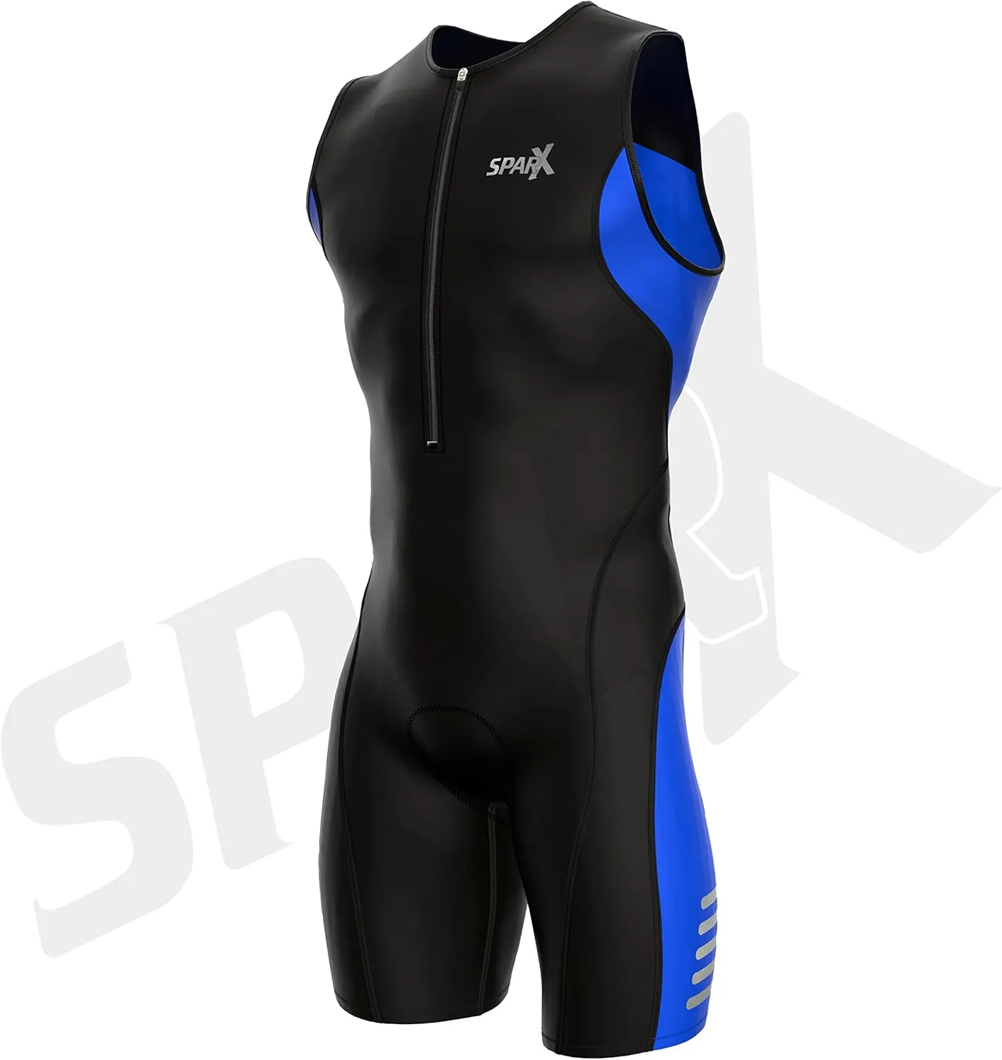 Sparx Men's Elite Triathlon Suit Trisuit SpeedSuit Skinsuit Swim-Bike-Run Triathlon Race Suit