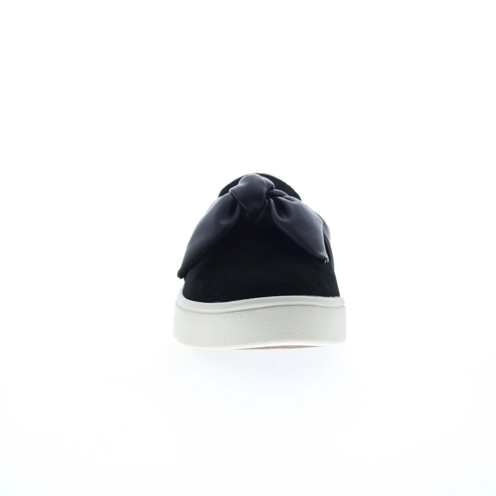 Spenco Barbados Slide SP1089BLK Womens Black Suede Mule Sandals Shoes