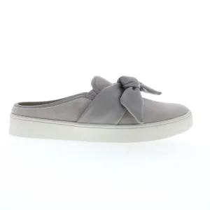 Spenco Barbados Slide SP1089DOV Womens Gray Suede Slip On Mule Sandals Shoes
