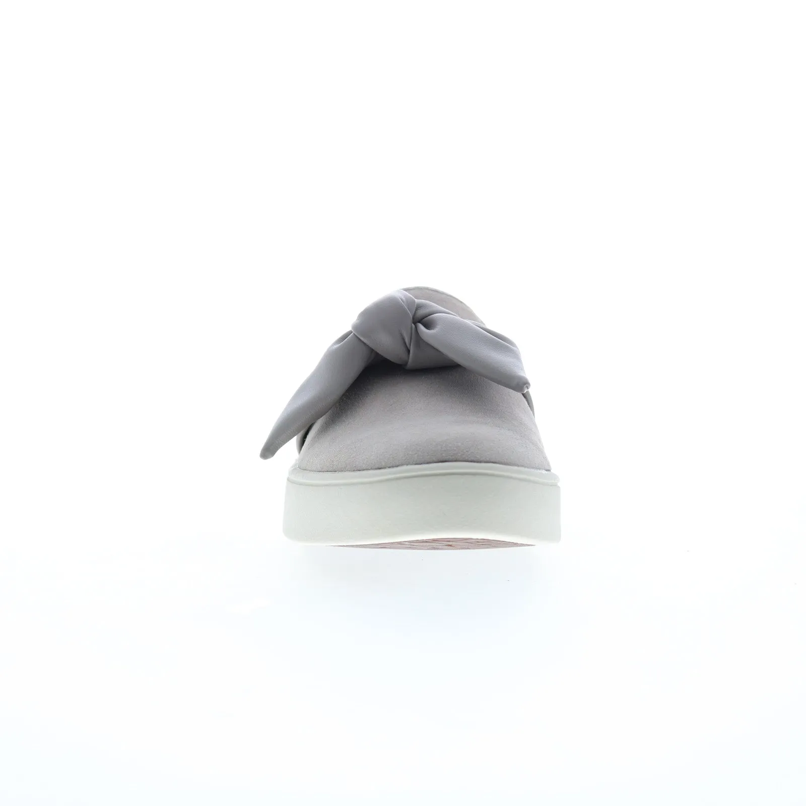 Spenco Barbados Slide SP1089DOV Womens Gray Suede Slip On Mule Sandals Shoes