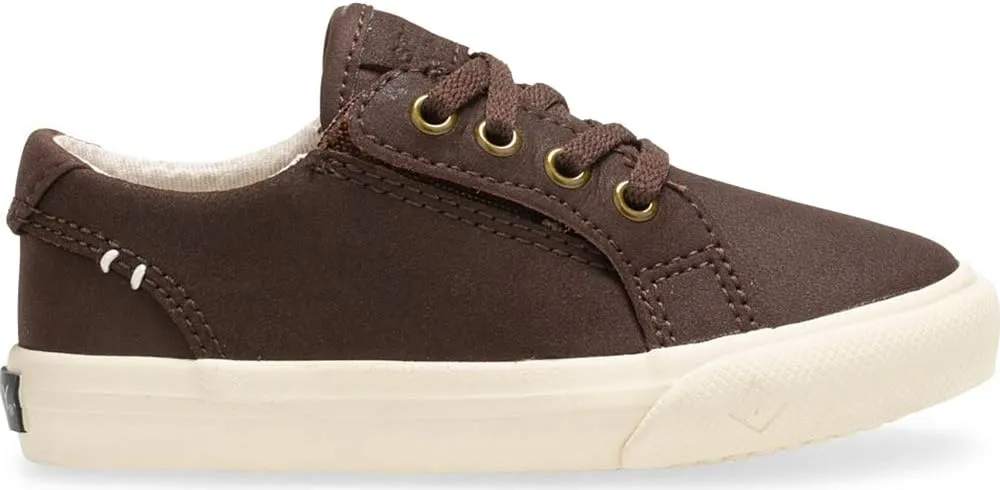 Sperry Boys' Striper 2 Jr Sneaker, Brown 6 W