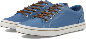 Sperry Mens Shoes Men's Striper II Lace to Toe Seasonal Sneaker, Blue Linen, 8 Wide