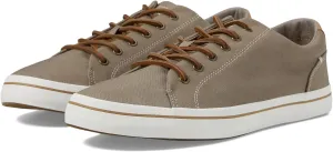 Sperry Mens Shoes Men's Striper II Lace to Toe Seasonal Sneaker, Taupe Linen, 9.5