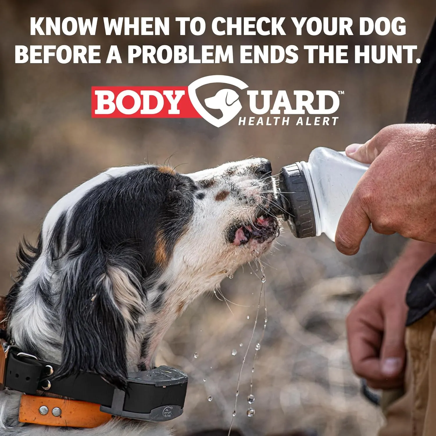 SportDOG Brand FieldSentinel 1825 Remote Trainer with Bodyguard Health Alerts – World’s First Dog E-Collar with Health Monitoring – Train with Static, Vibrate, and Tone – 1 Mile Range