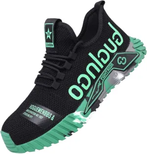 Steel Toe Shoes for Men's Indestructible Work Shoes,Mens Work Safety Outdoor Protection Footwear Industrial and Construction,