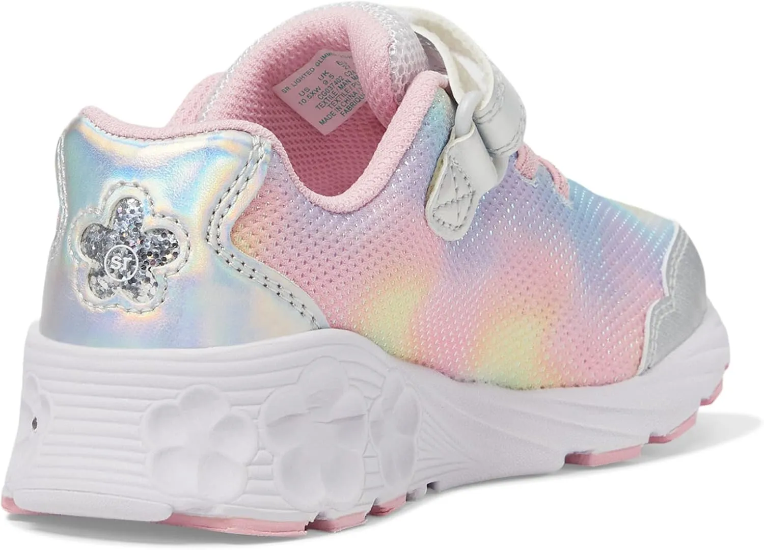Stride Rite Girl's Sr Lighted Glimmer 2.0-Adapt (Little Kid) Sneaker