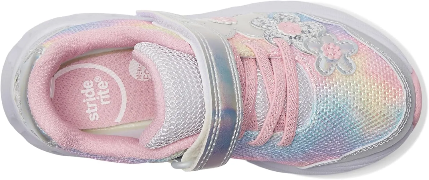 Stride Rite Girl's Sr Lighted Glimmer 2.0-Adapt (Little Kid) Sneaker