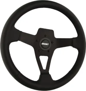 Suede Series Steering Wheel Carbon Black