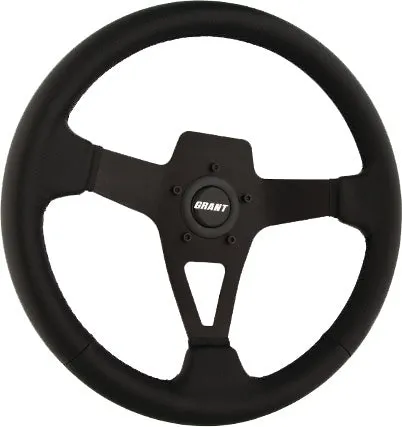 Suede Series Steering Wheel Carbon Black