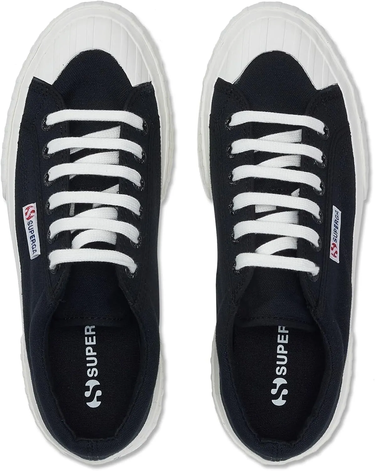Superga Women's 2631 Stripe Platform Sneaker