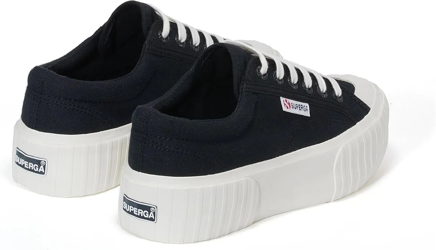 Superga Women's 2631 Stripe Platform Sneaker
