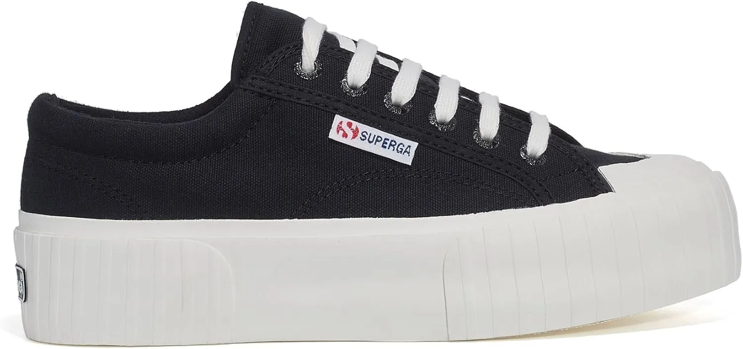 Superga Women's 2631 Stripe Platform Sneaker