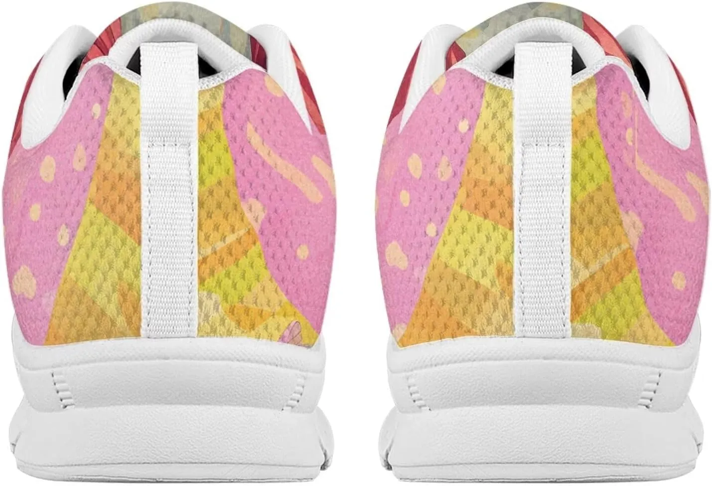 SYtrade Running Shoes Women Print Slip On Sneakers for Woman Tennis Shoes White Sole