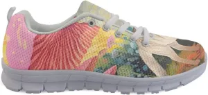 SYtrade Running Shoes Women Print Slip On Sneakers for Woman Tennis Shoes White Sole