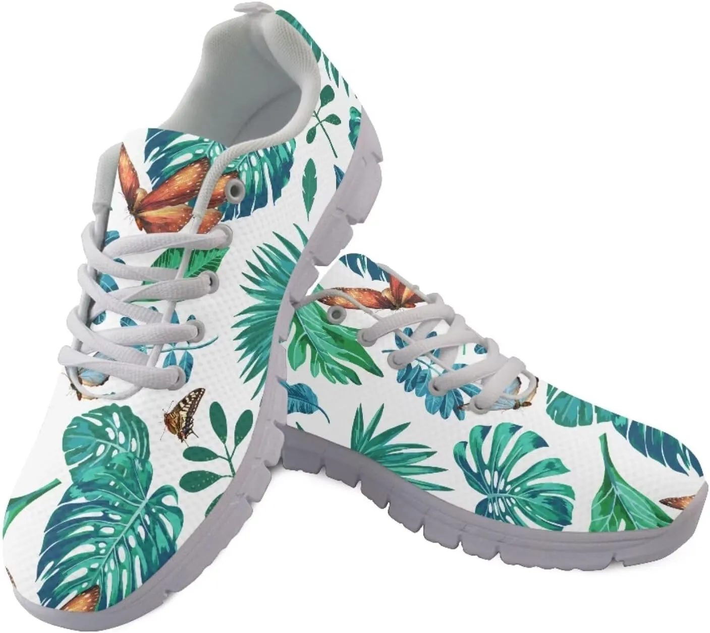 SYtrade Running Sneaker for Women Slip On Tennis Shoes Gym Sneaker White Sole