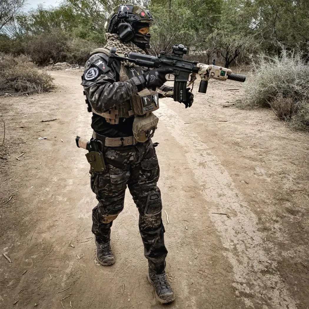 Tactical Men's G3 Combat Pants with Knee Pads Camouflage Pants Hunting Fishing Paintball Outdoor Pants