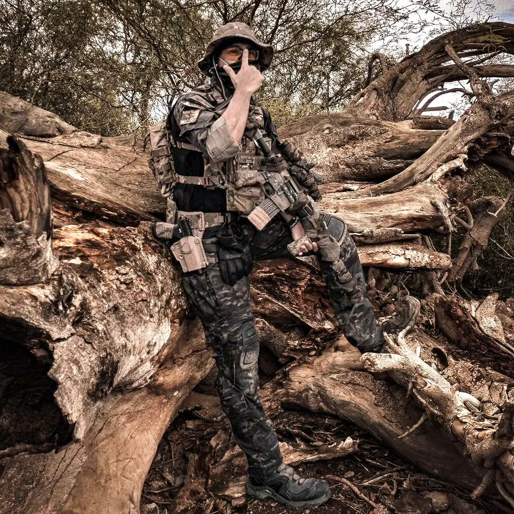Tactical Men's G3 Combat Pants with Knee Pads Camouflage Pants Hunting Fishing Paintball Outdoor Pants