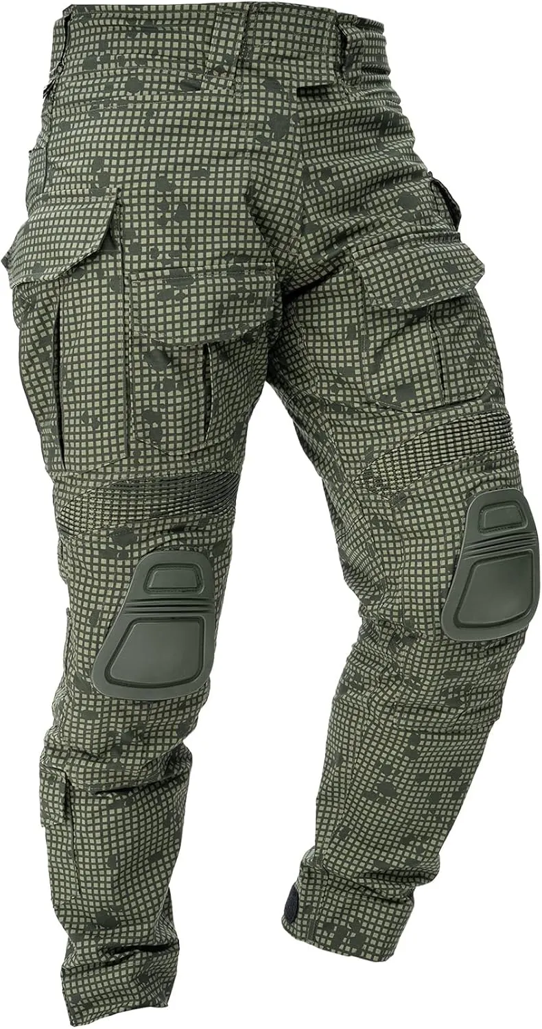 Tactical Men's G3 Combat Pants with Knee Pads Camouflage Pants Hunting Fishing Paintball Outdoor Pants