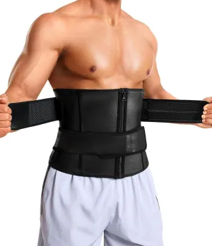 TAILONG Waist Trainer for Men - Sweat Band Trimmer Belt Fajas Para Hombres Stomach Wrap Workout Body Shaper