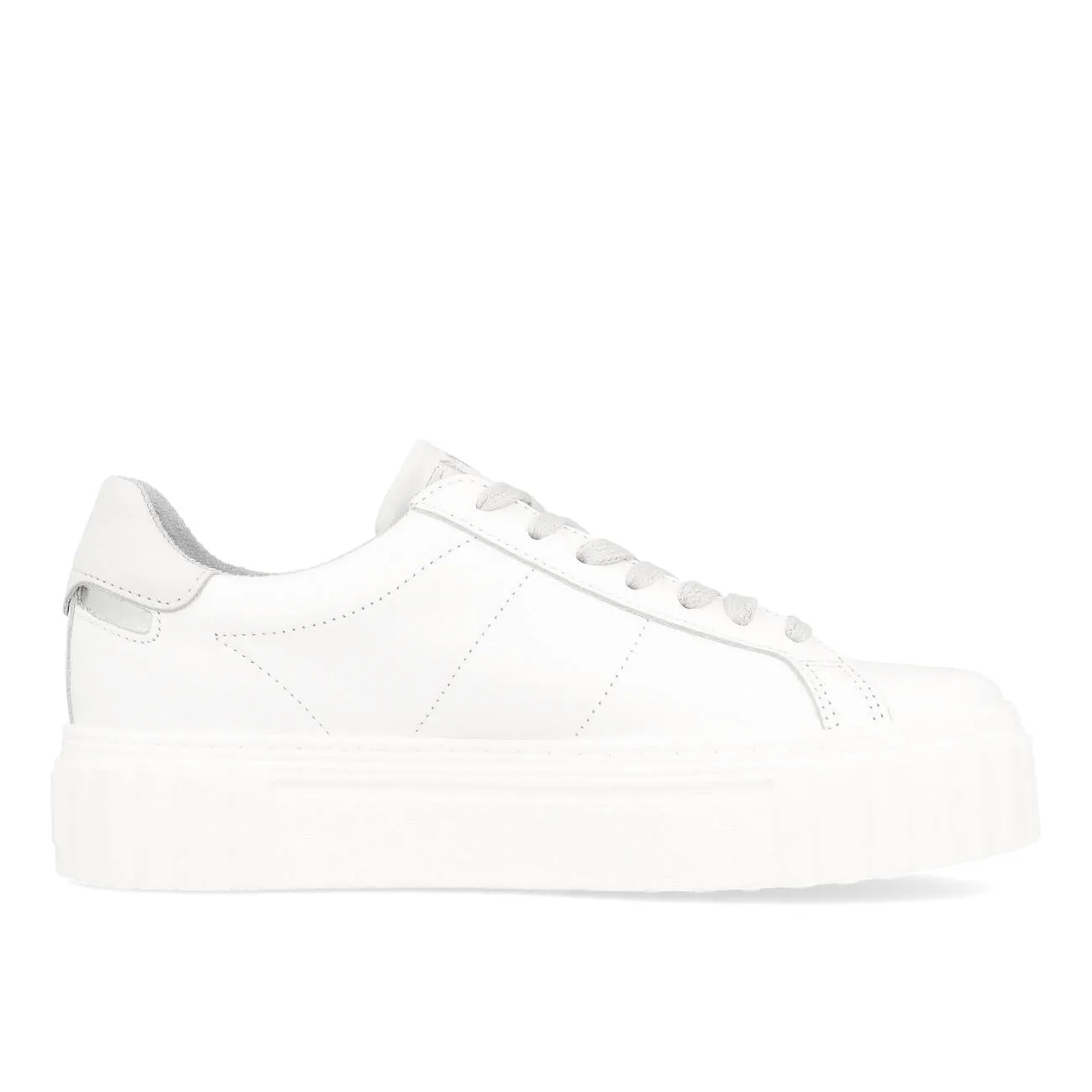 Tamaris 1-23738-20-117 Plateau Sneaker Leather Damen White Leather