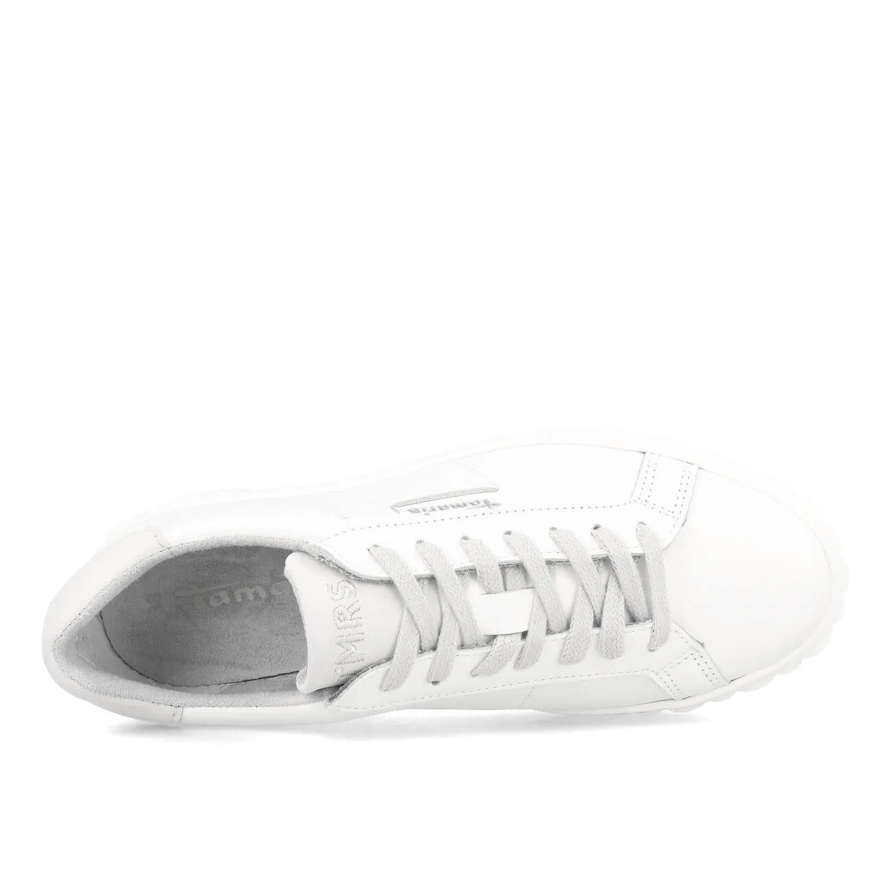Tamaris 1-23738-20-117 Plateau Sneaker Leather Damen White Leather