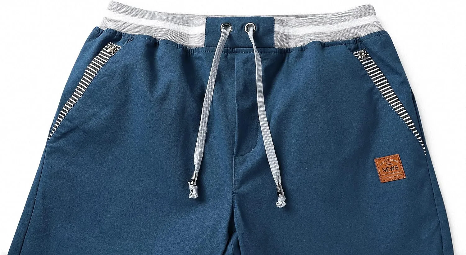 Tansozer Men's Shorts Casual Classic Fit Drawstring Summer Beach Shorts with Elastic Waist and Pockets