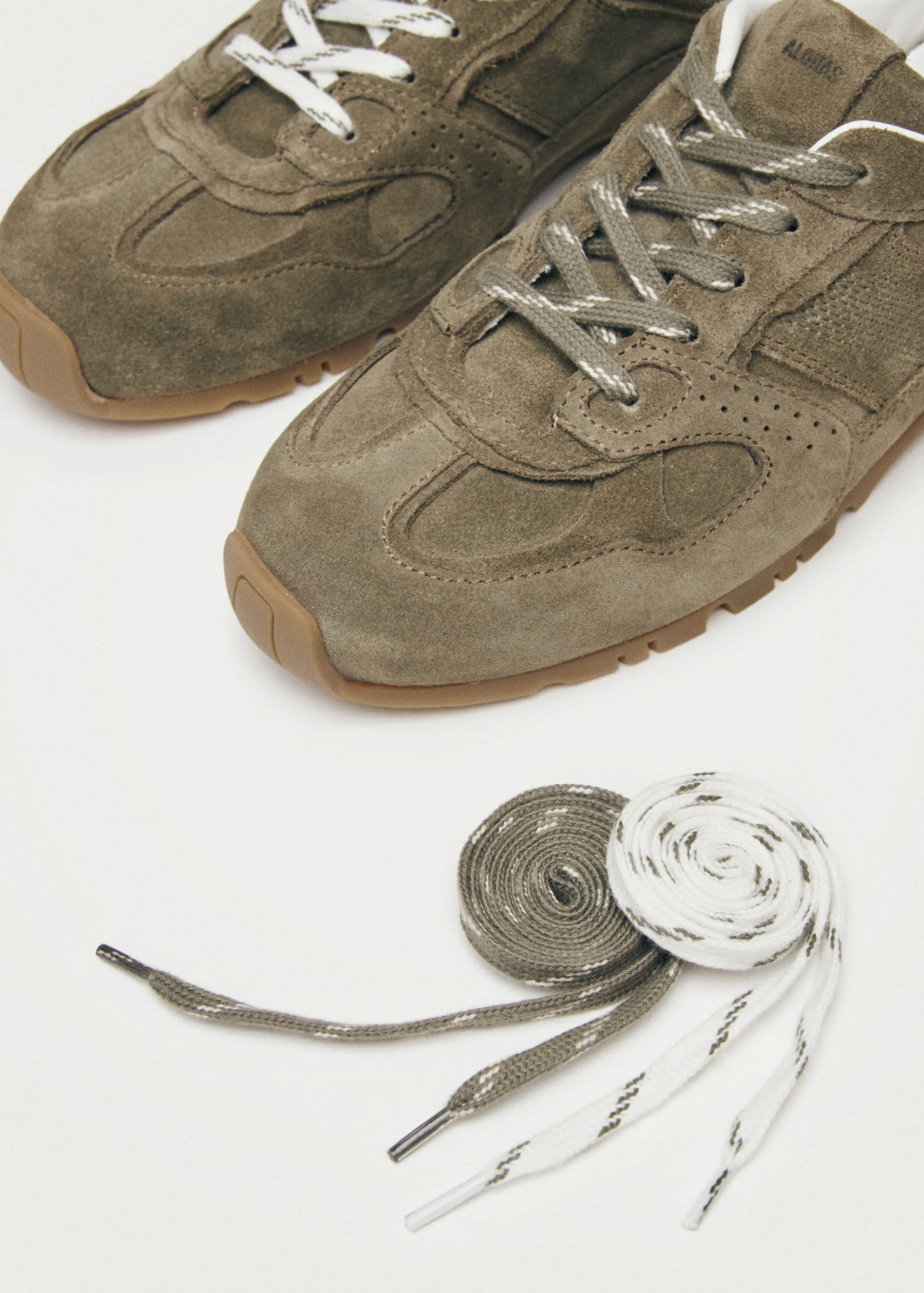 Tb.56 Mule Khaki Leather Sneakers