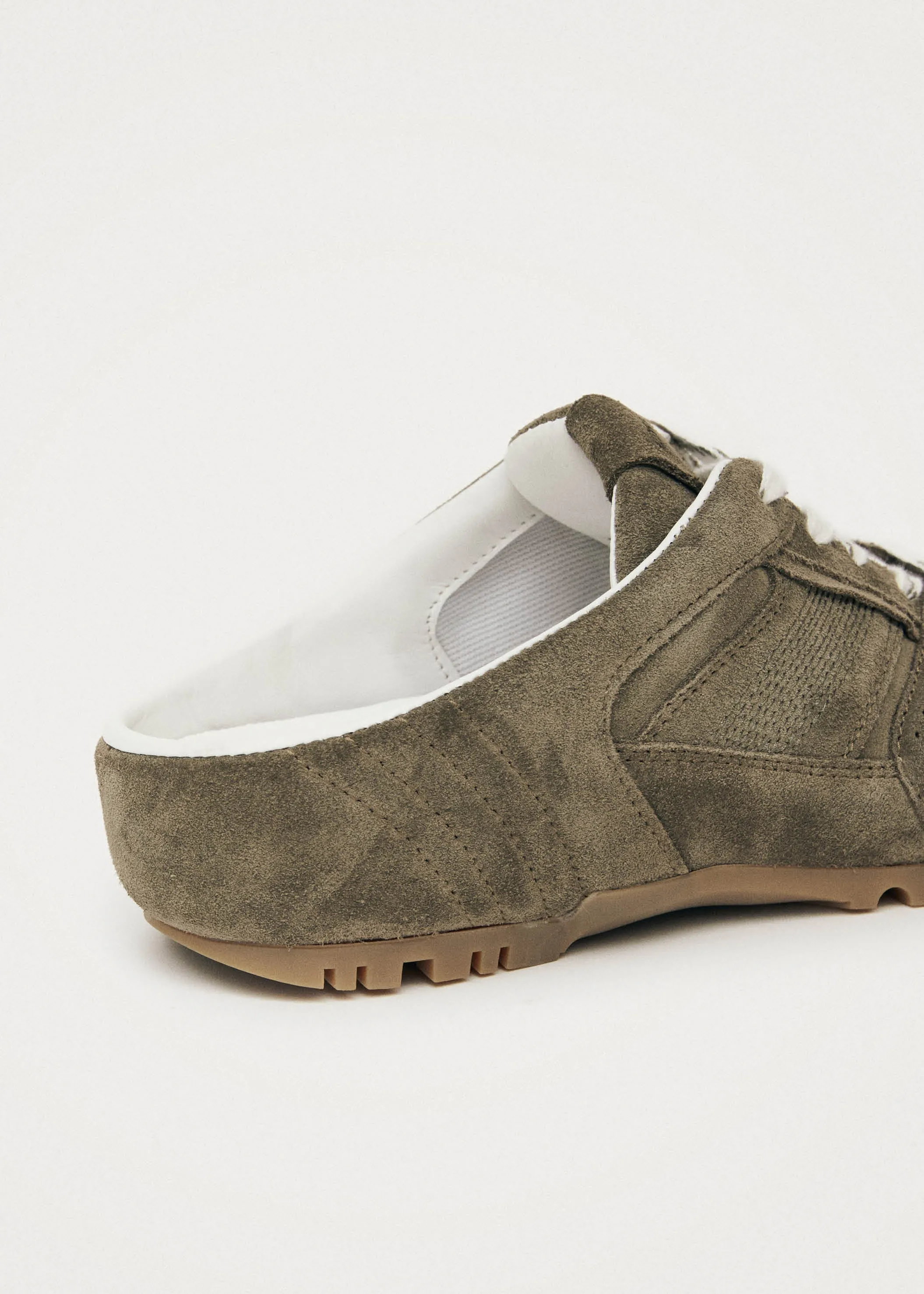 Tb.56 Mule Khaki Leather Sneakers