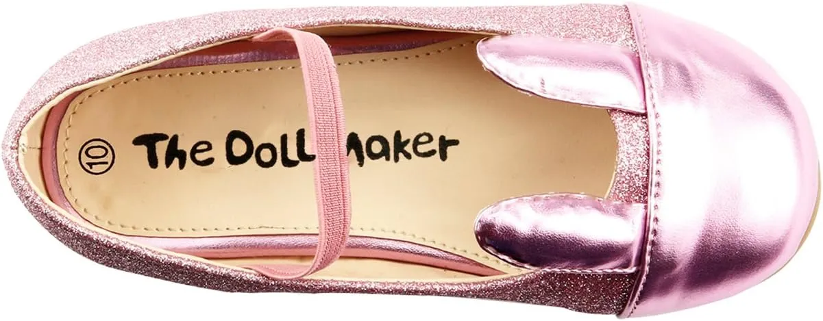 The Doll Maker Easter Bunny Flat Shoe