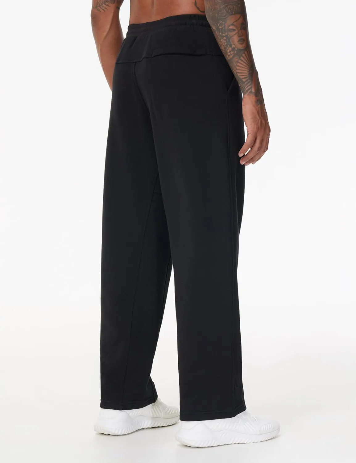 THE GYM PEOPLE Men's Baggy Fleece Workout Sweatpants with Pockets Drawstring Lounge Athletic Running Pants