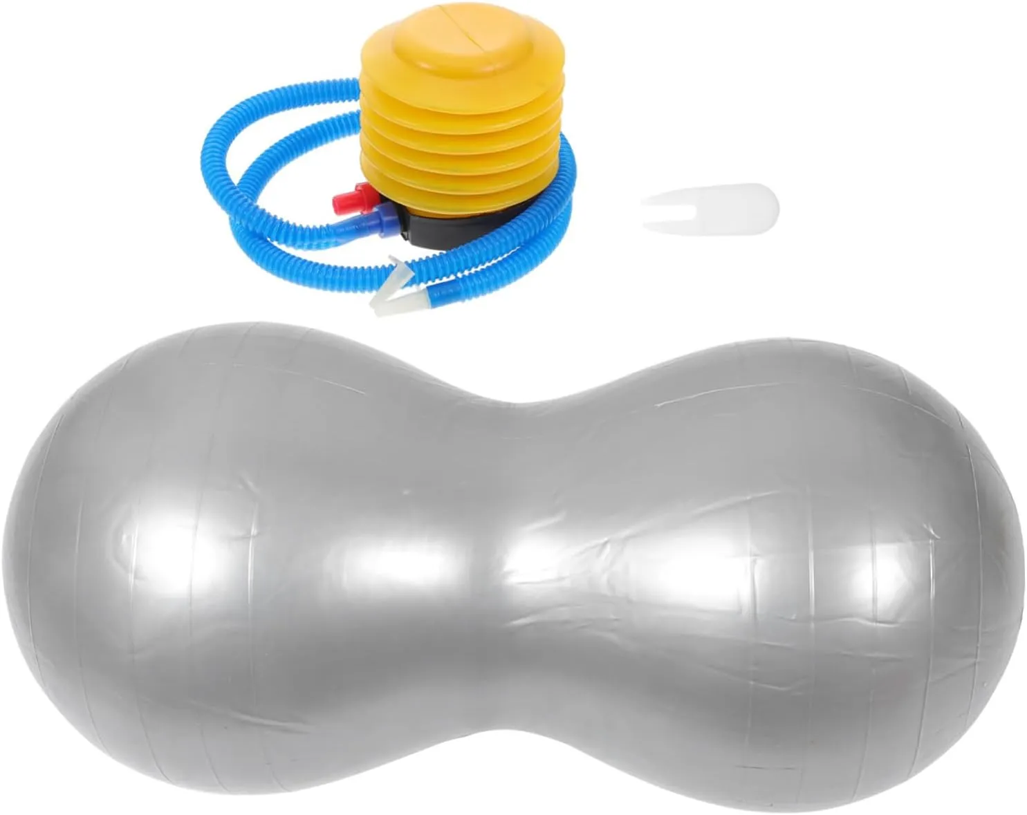 Thickened Peanut Yoga Ball for Adults Anti-Burst Stability Exercise Ball for Muscle Strength Balancing