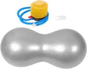 Thickened Peanut Yoga Ball for Adults Anti-Burst Stability Exercise Ball for Muscle Strength Balancing