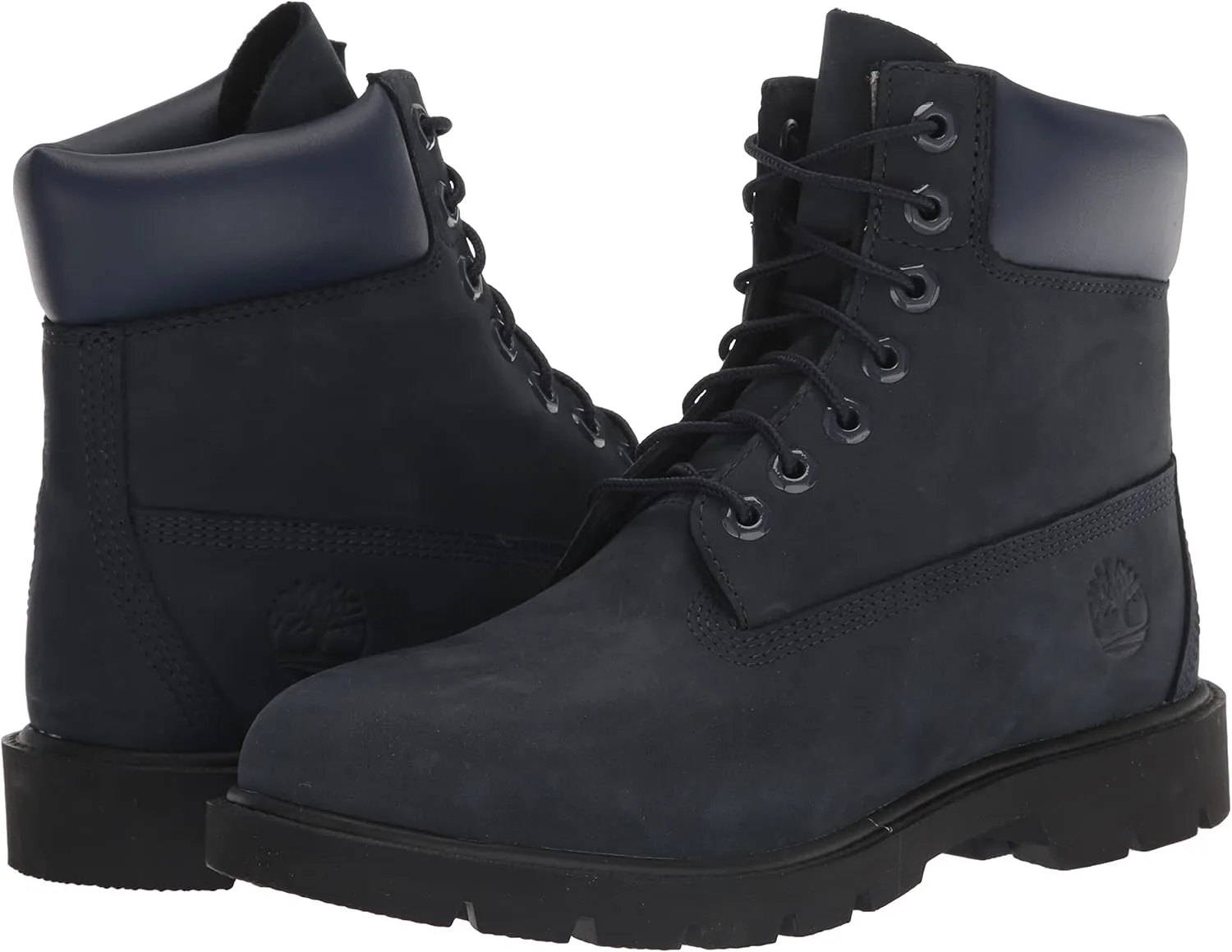 Timberland Mens 6" classic Lugged Sole Leather Combat & Lace-Up Boots
