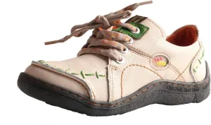 TMA EYES Women's Vintage Sport Lace-Up Casual Shoes for Spring & Fall