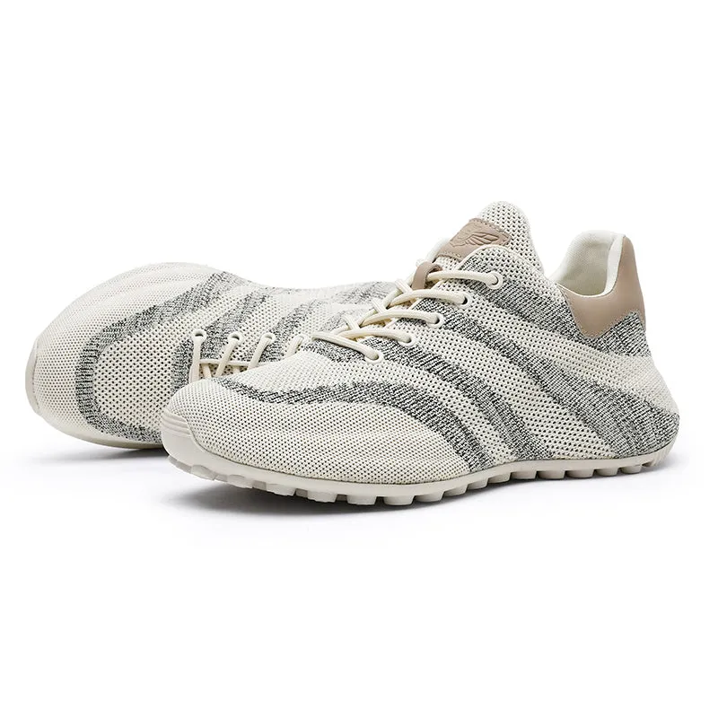 TNV Casual Leather Shoes Genuine Leather Thick Bottom Sneakers Laces Up Breathable DS3205